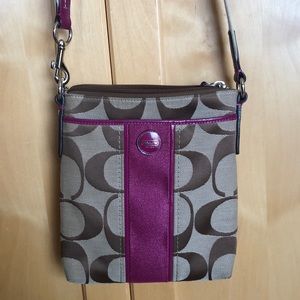 Coach cross body purse